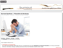 Tablet Screenshot of burnout-fachberatung.de